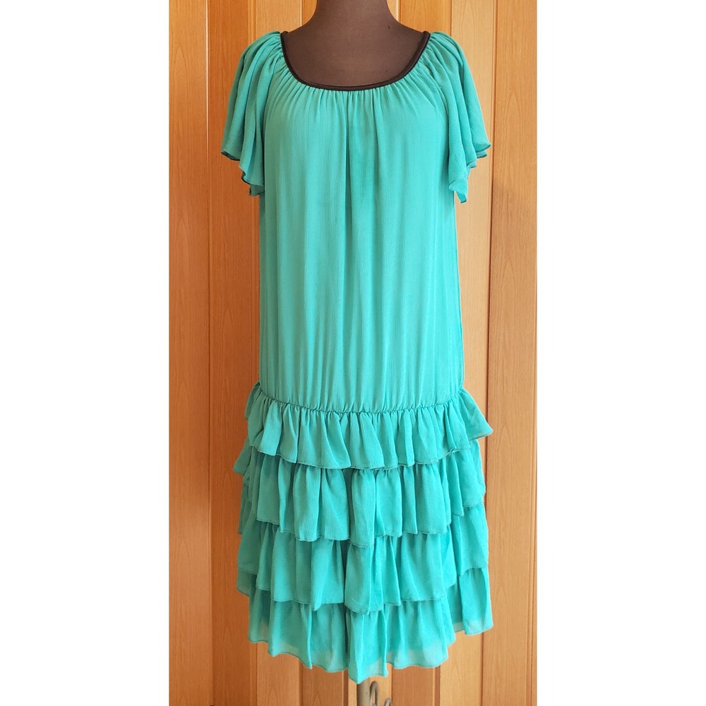 Kalo Moda size medium/ large aqua dress
